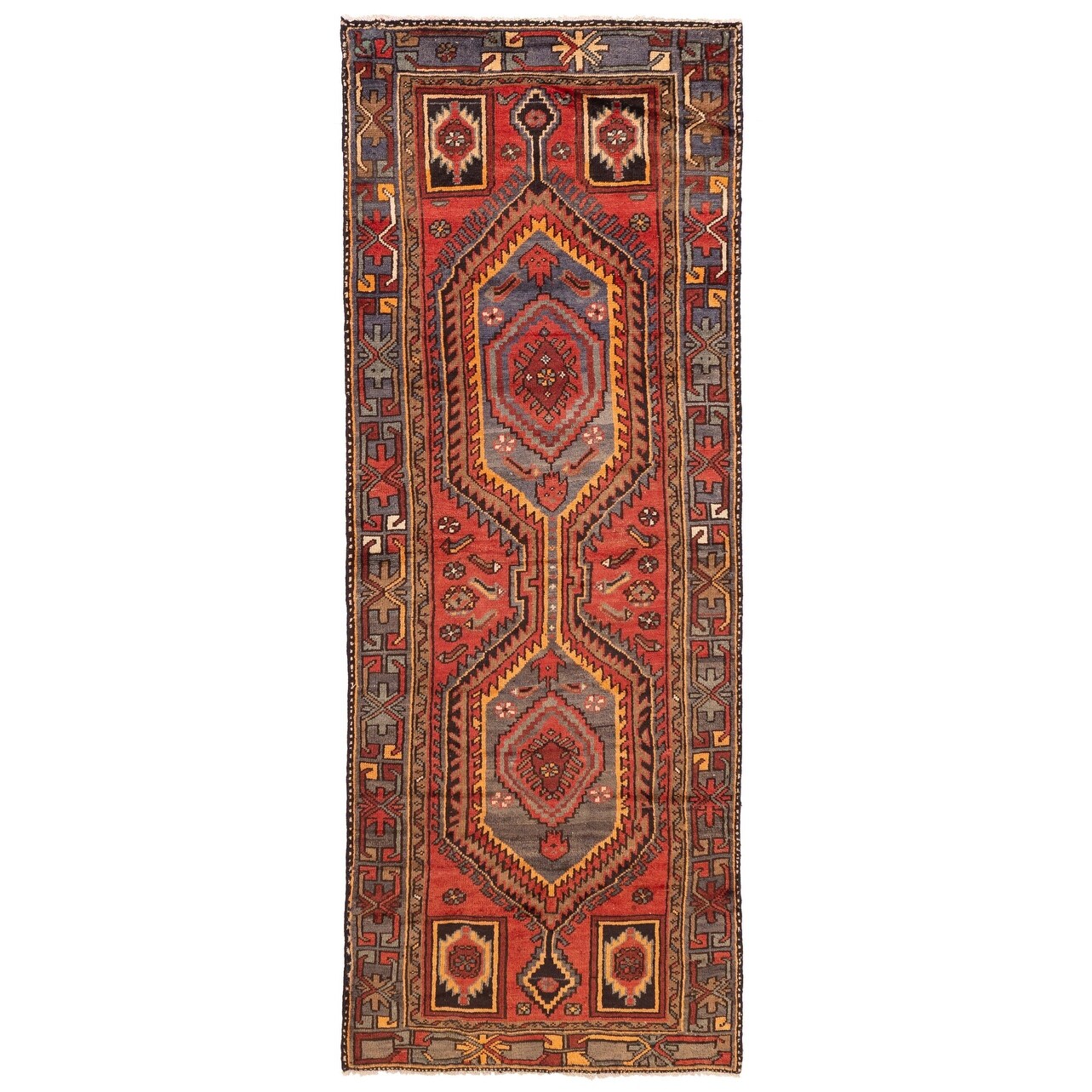 Ecarpetgallery Hand Knotted Andelz Red Wool Rug 33 X 810