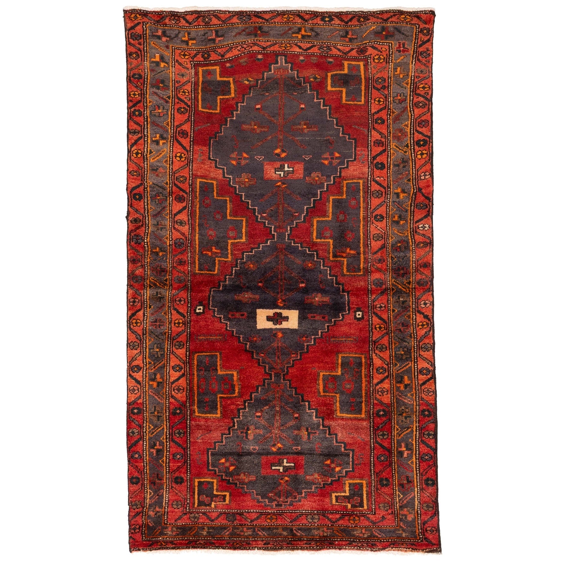 Ecarpetgallery Hand Knotted Andelz Red Wool Rug 310 X 611