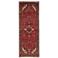 Ecarpetgallery Hand Knotted Andelz Red Wool Rug 32 X 92