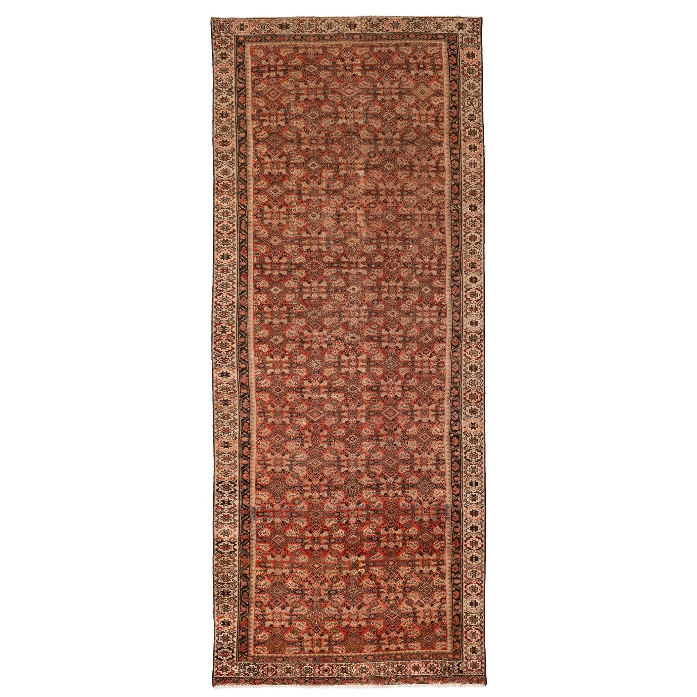 Ecarpetgallery Hand Knotted Andelz Red Wool Rug 53 X 137
