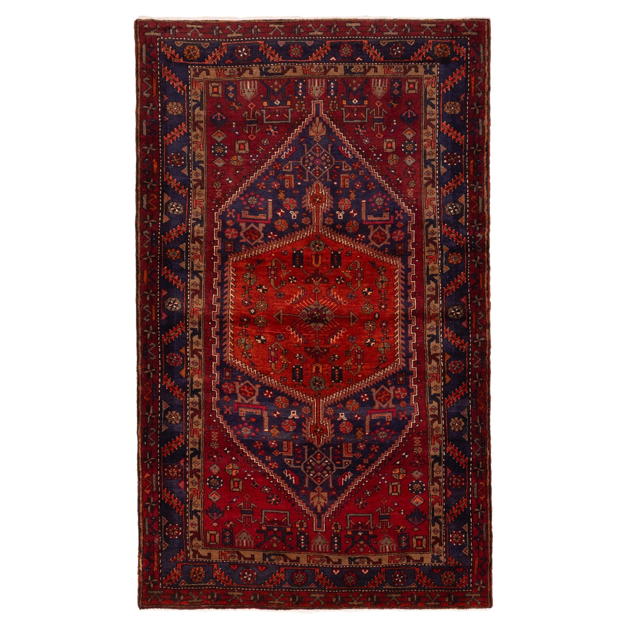 Ecarpetgallery Hand Knotted Andelz Red Wool Rug 411 X 82