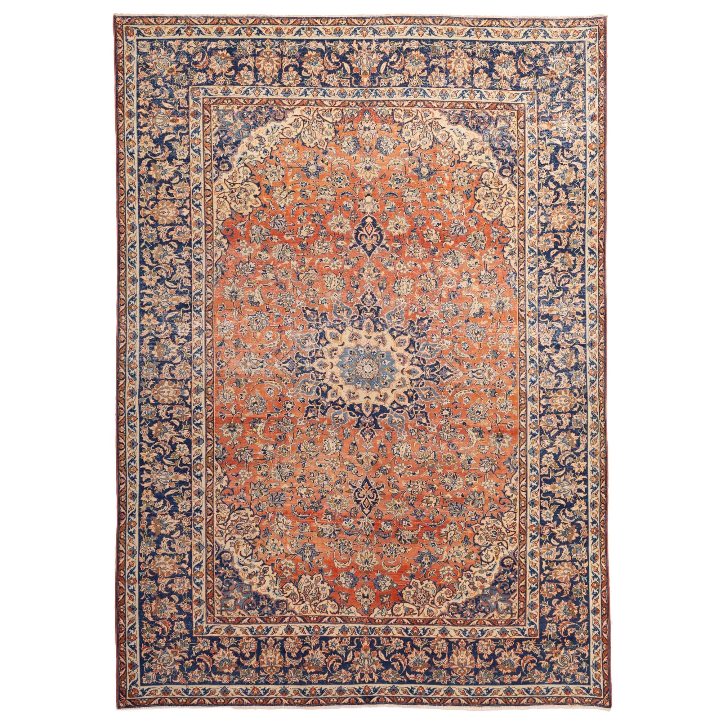 Ecarpetgallery Hand Knotted Antalya Vintage Dark Copper Wool Rug 99 X 134
