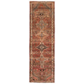 Ecarpetgallery Hand Knotted Antalya Vintage Red Wool Rug 37 X 128