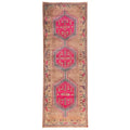 Ecarpetgallery Hand Knotted Antalya Vintage Tan Wool Rug 37 X 102
