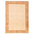 Ecarpetgallery Hand Knotted Aurora Cream Wool Rug 84 X 115