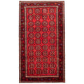 Hand Knotted Authentic Turkish Red Wool Rug 54 X 102 54 X 102