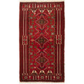 Hand Knotted Authentic Turkish Red Wool Rug 311 X 71 311 X 71