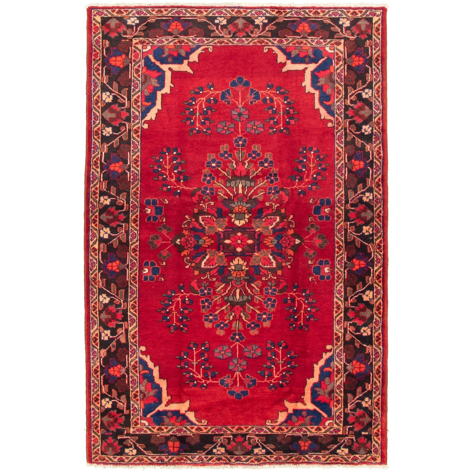 Hand Knotted Caucasus Kula Red Wool Rug 49 X 77 49 X 77