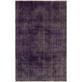 Hand Knotted Color Transition Purple Wool Rug 59 X 91 59 X 91