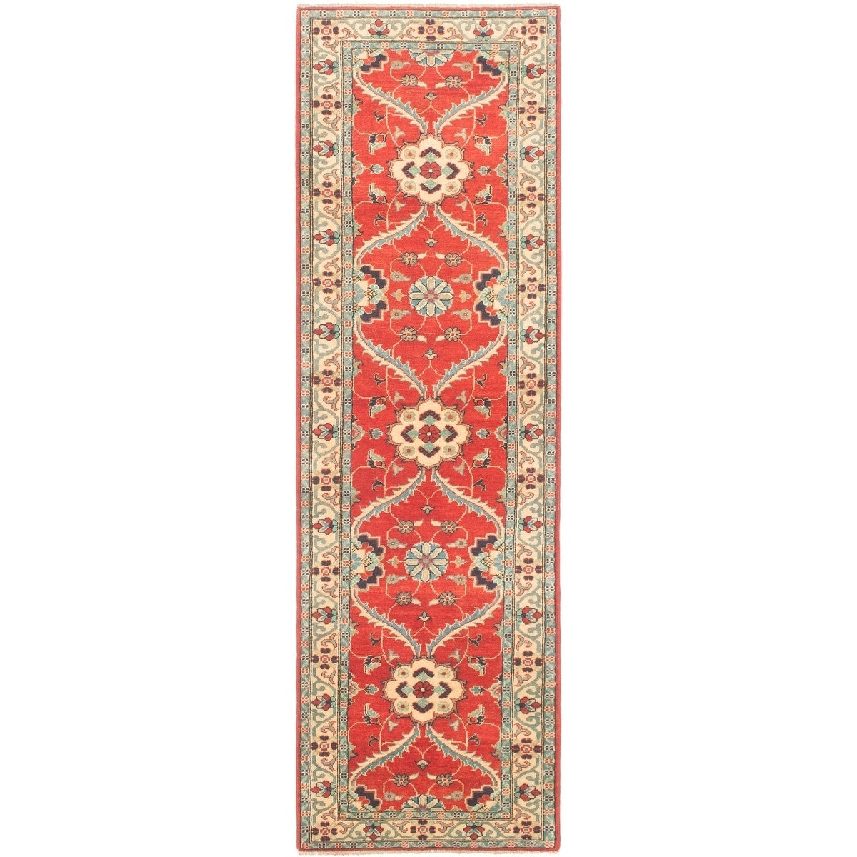 Ecarpetgallery Hand Knotted Finest Gazni Dark Copper Wool Rug 28 X 94