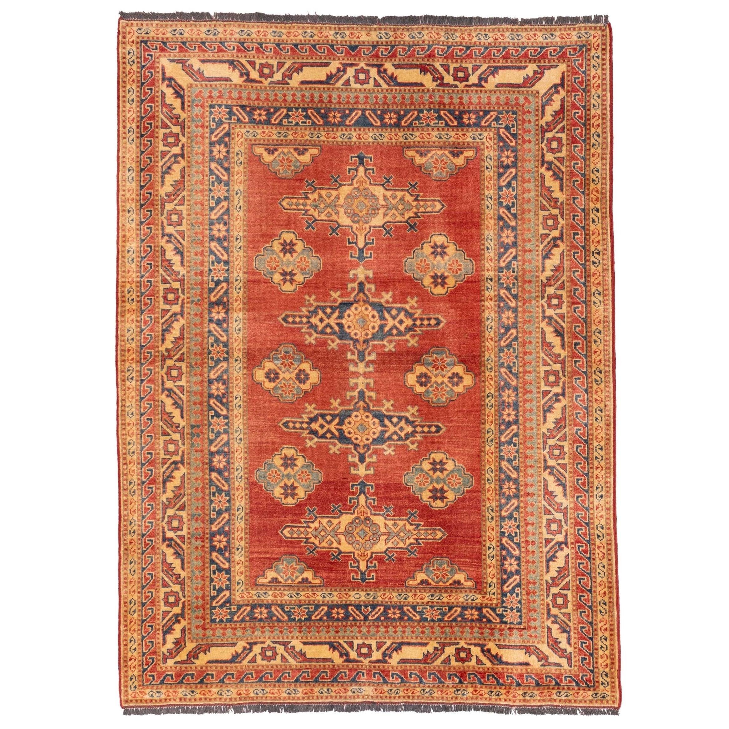 Ecarpetgallery Hand Knotted Finest Ghazni Red Wool Rug 46 X 60