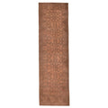 Ecarpetgallery Hand Knotted Finest Khal Mohammadi Brown Wool Rug 26 X 93