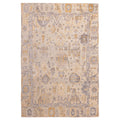 Ecarpetgallery Hand Knotted Finest Oushak Khaki Taupe Wool Rug 89 X 130