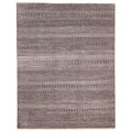 Ecarpetgallery Hand Knotted Finest Silk Shadow Charcoal Silk Wool Rug 82 X 103