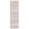 Ecarpetgallery Hand Knotted Finest Silk Shadow Grey Silk Wool Rug 26 X 81
