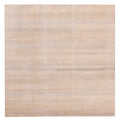 Ecarpetgallery Hand Knotted Finest Silk Shadow Ivory Viscose Wool Rug 711 X 711