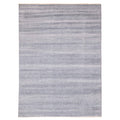 Ecarpetgallery Hand Knotted Finest Silk Shadow Navy Silk Wool Rug 91 X 123