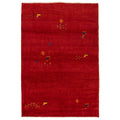 Ecarpetgallery Hand Knotted Indian Gabbeh Red Wool Rug 311 X 510