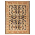 Ecarpetgallery Hand Knotted Jamshidpour Black Copper Wool Rug 91 X 123