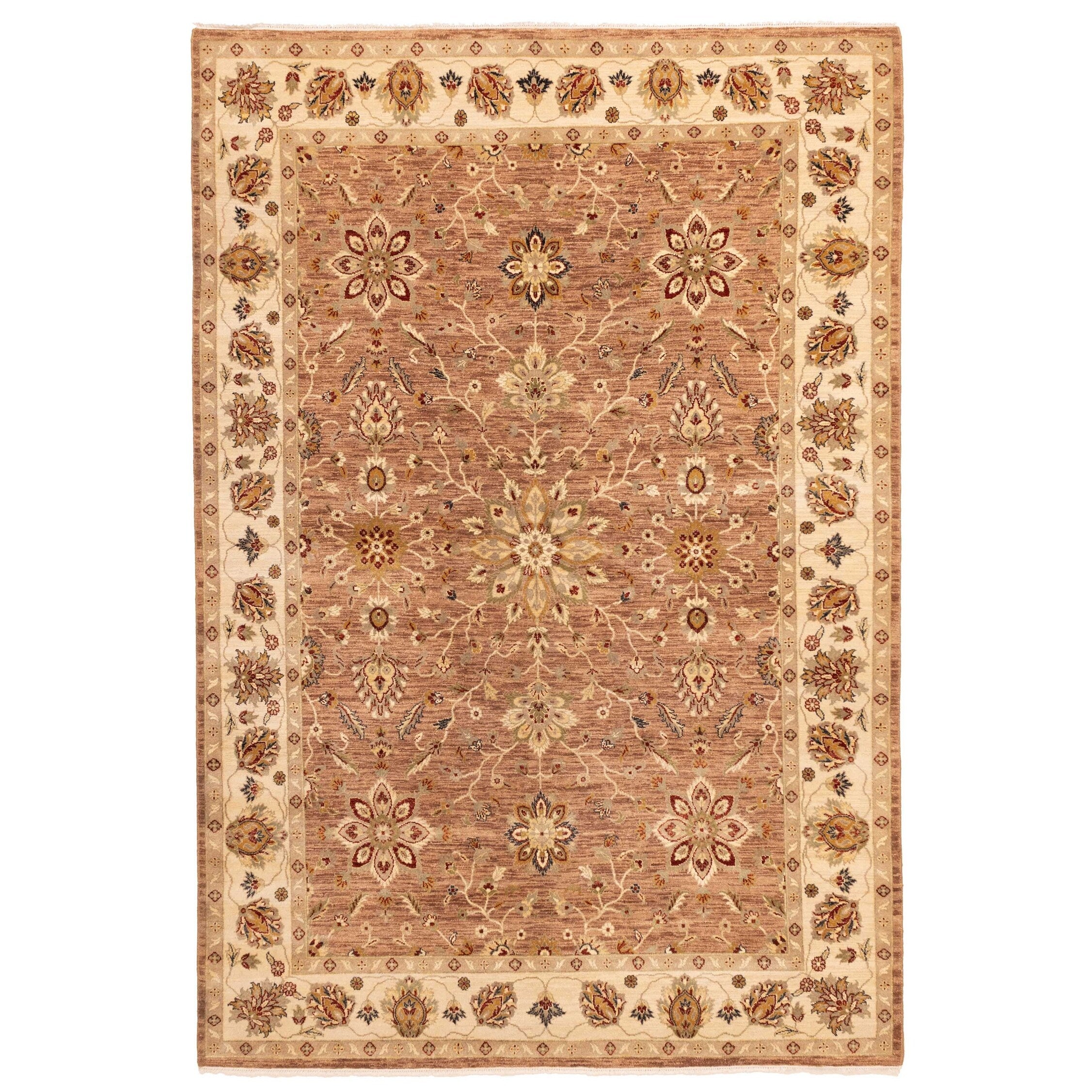 Ecarpetgallery Hand Knotted Jamshidpour Brown Wool Rug 69 X 100