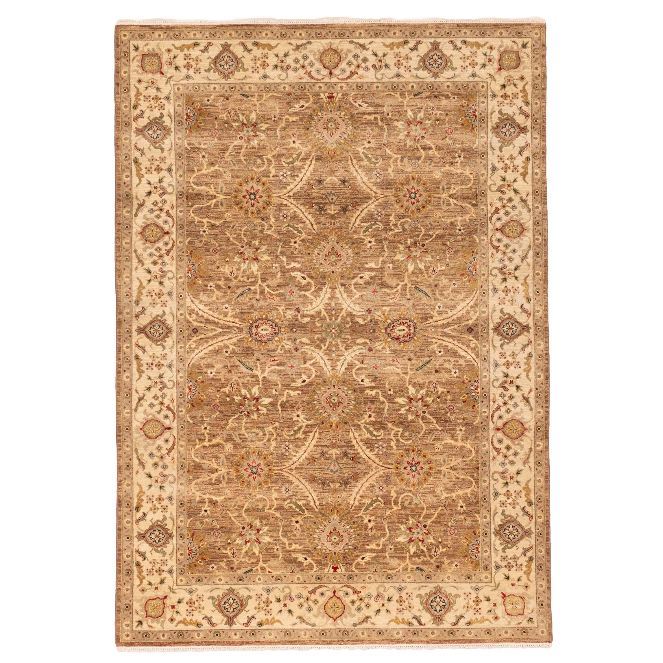 Ecarpetgallery Hand Knotted Jamshidpour Brown Wool Rug 58 X 81
