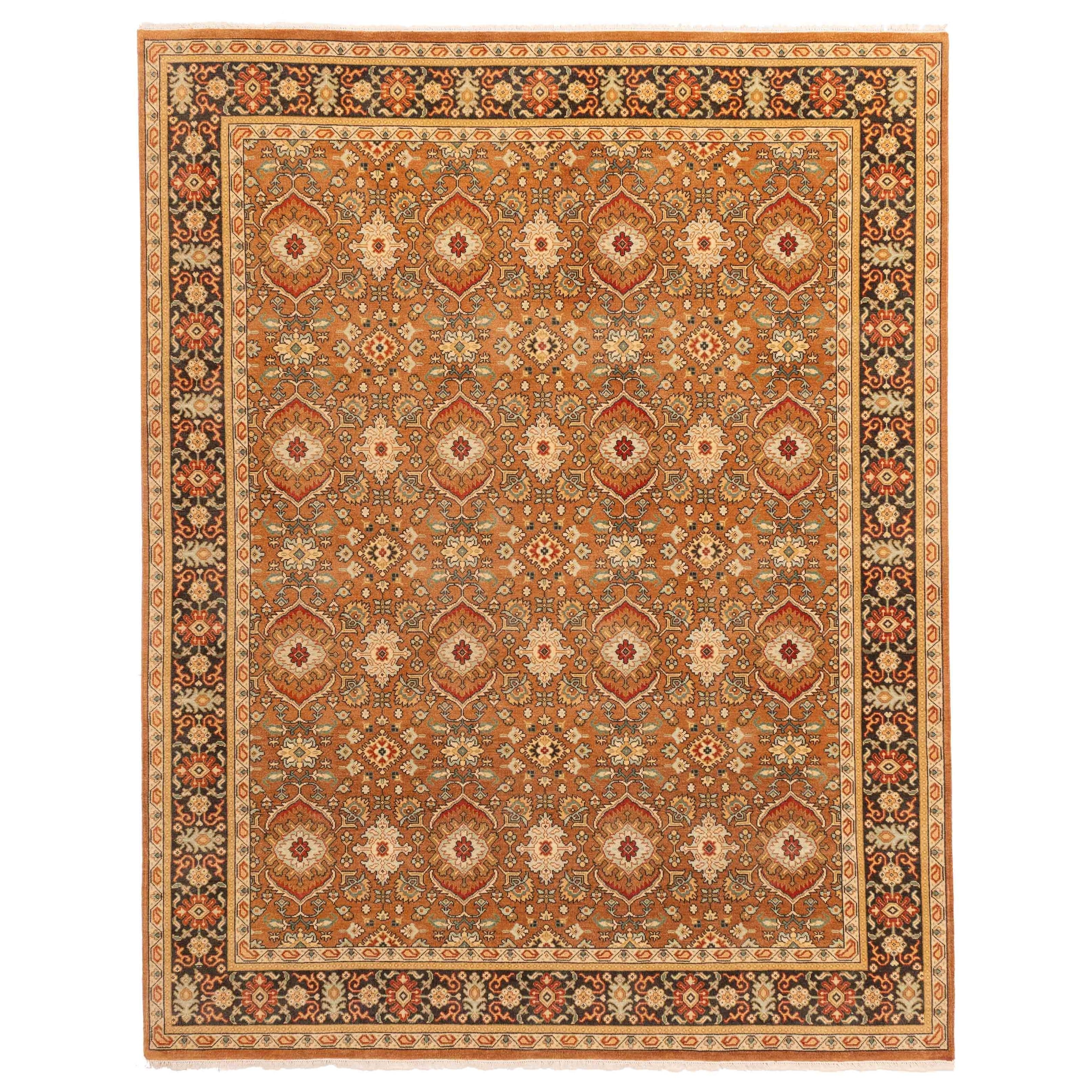 Ecarpetgallery Hand Knotted Jamshidpour Copper Wool Rug 82 X 103