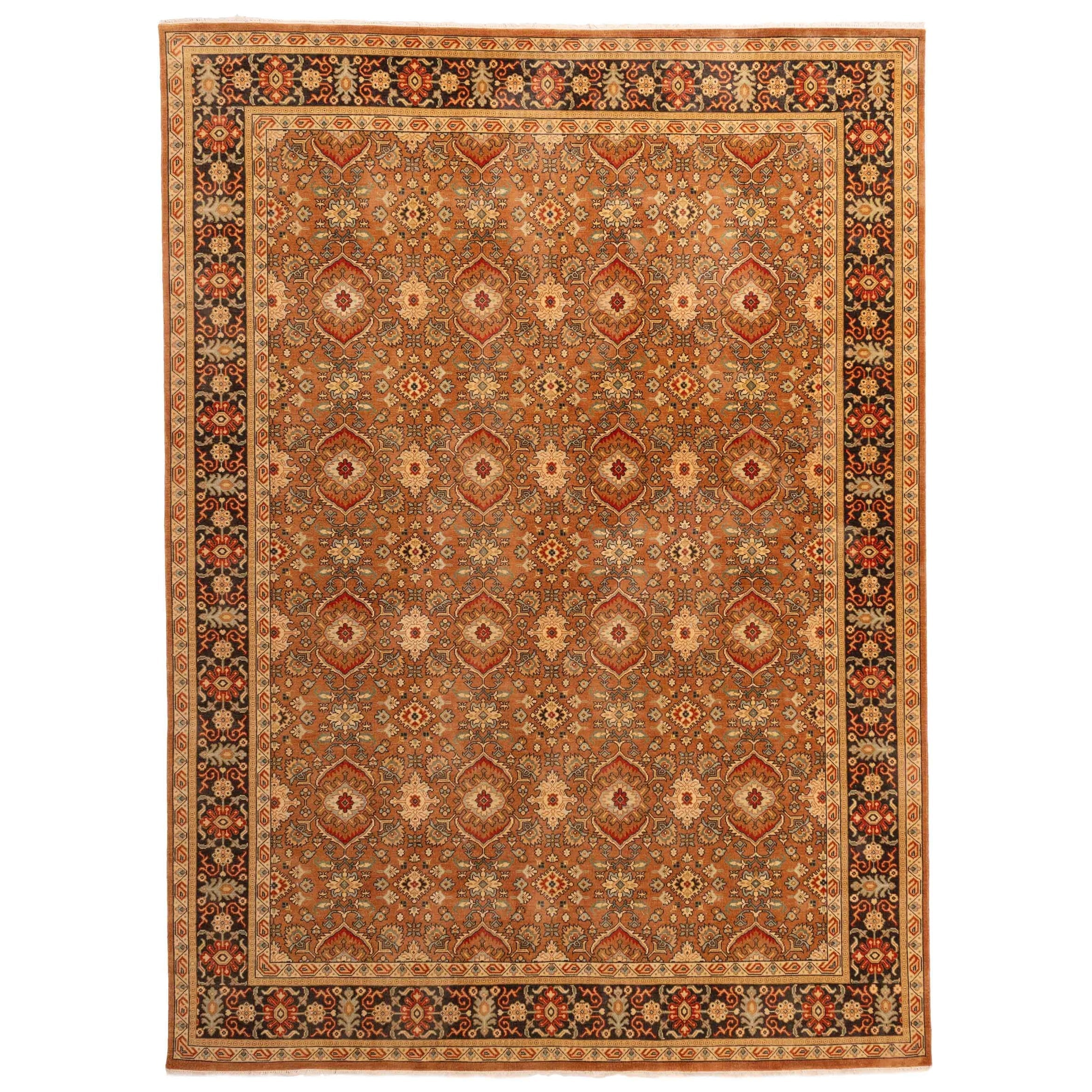 Ecarpetgallery Hand Knotted Jamshidpour Copper Wool Rug 91 X 123