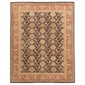 Ecarpetgallery Hand Knotted Jamshidpour Dark Brown Wool Rug 81 X 102