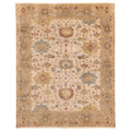 Ecarpetgallery Hand Knotted Jules Serapi Ivory Wool Rug 81 X 100