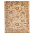 Ecarpetgallery Hand Knotted Jules Serapi Ivory Wool Rug 711 X 911