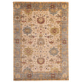 Ecarpetgallery Hand Knotted Jules Serapi Ivory Wool Rug 911 X 138