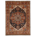 Ecarpetgallery Hand Knotted Jules Sultane Dark Navy Wool Rug 88 X 119