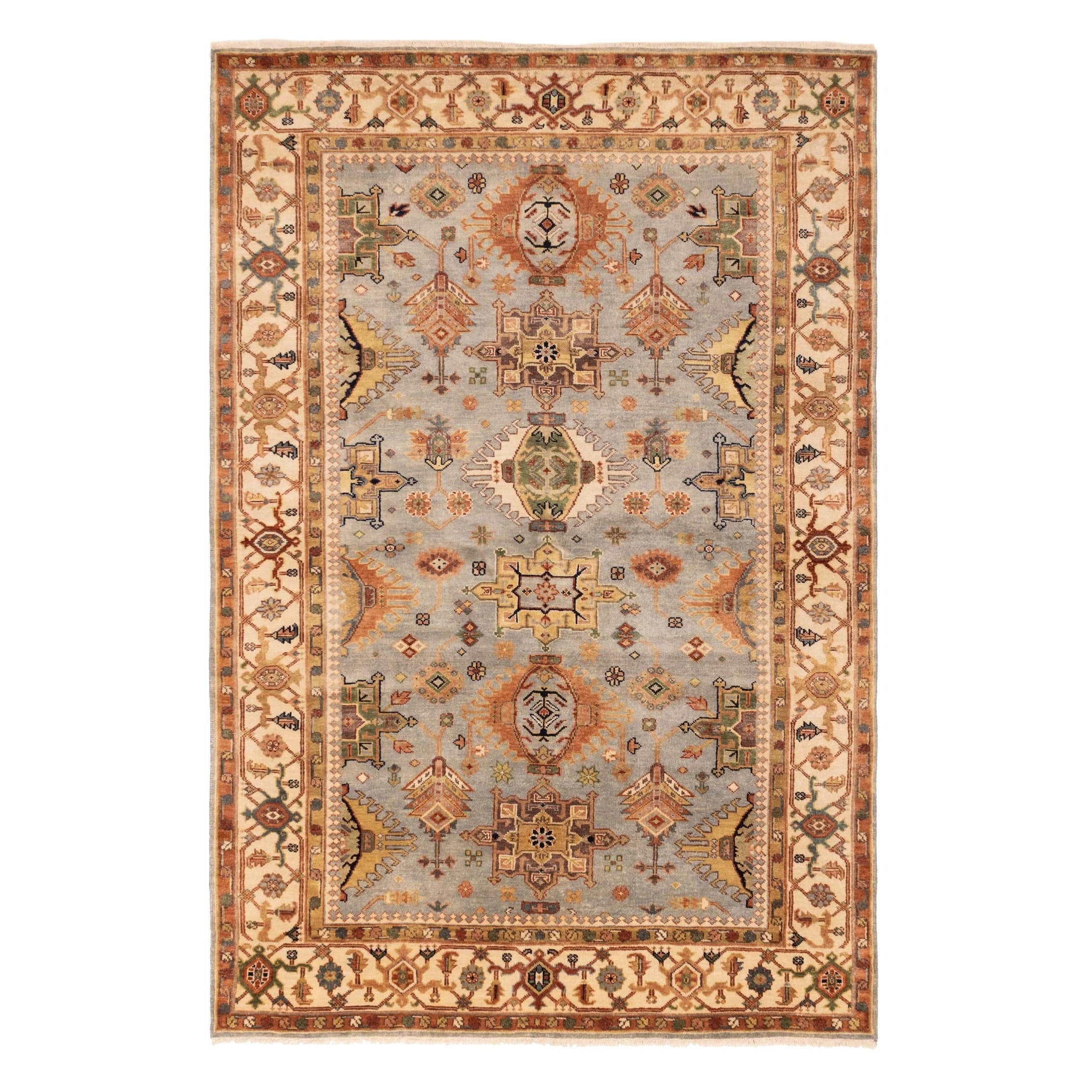 Ecarpetgallery Hand Knotted Jules Sultane Grey Wool Rug 60 X 811