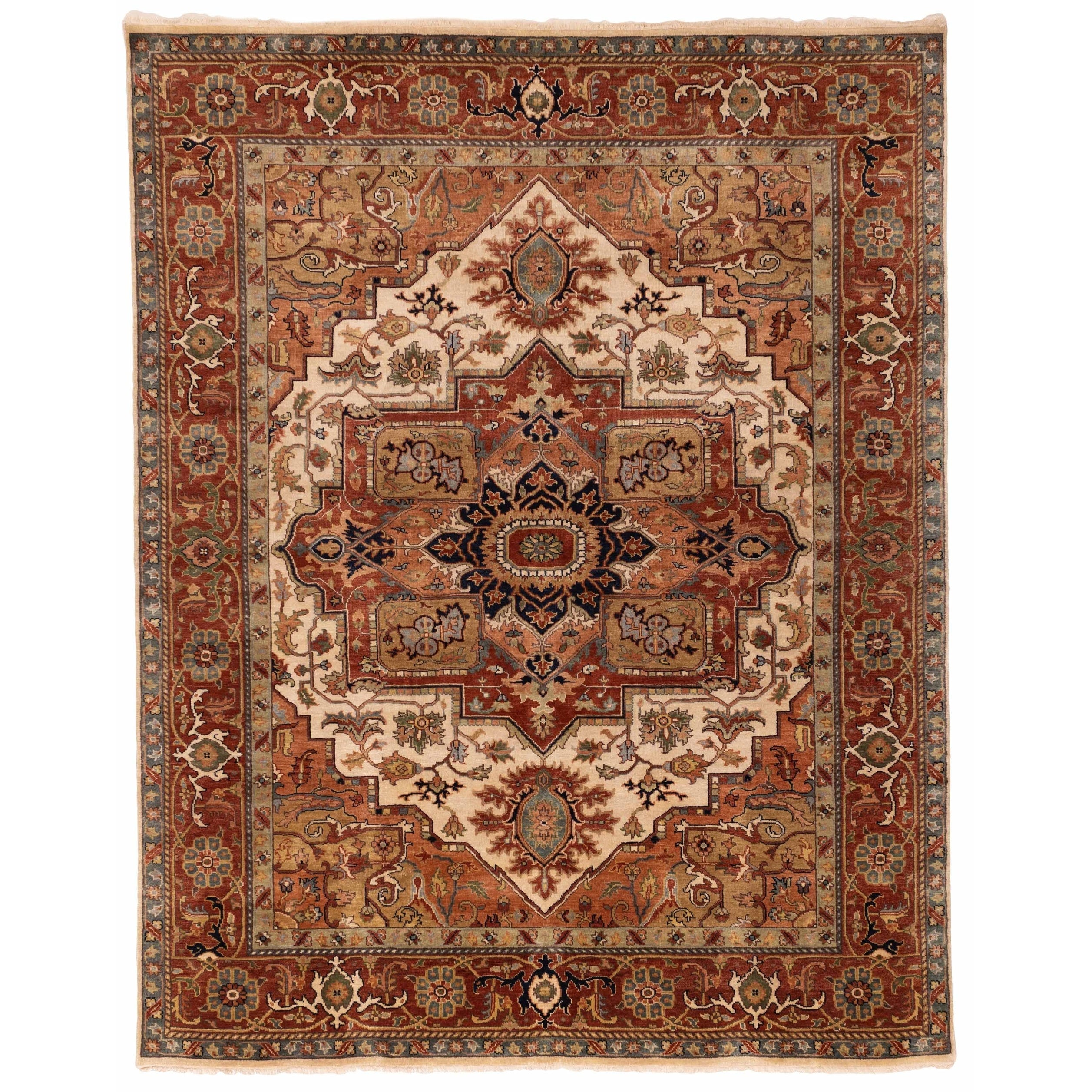 Ecarpetgallery Hand Knotted Jules Sultane Ivory Wool Rug 78 X 98