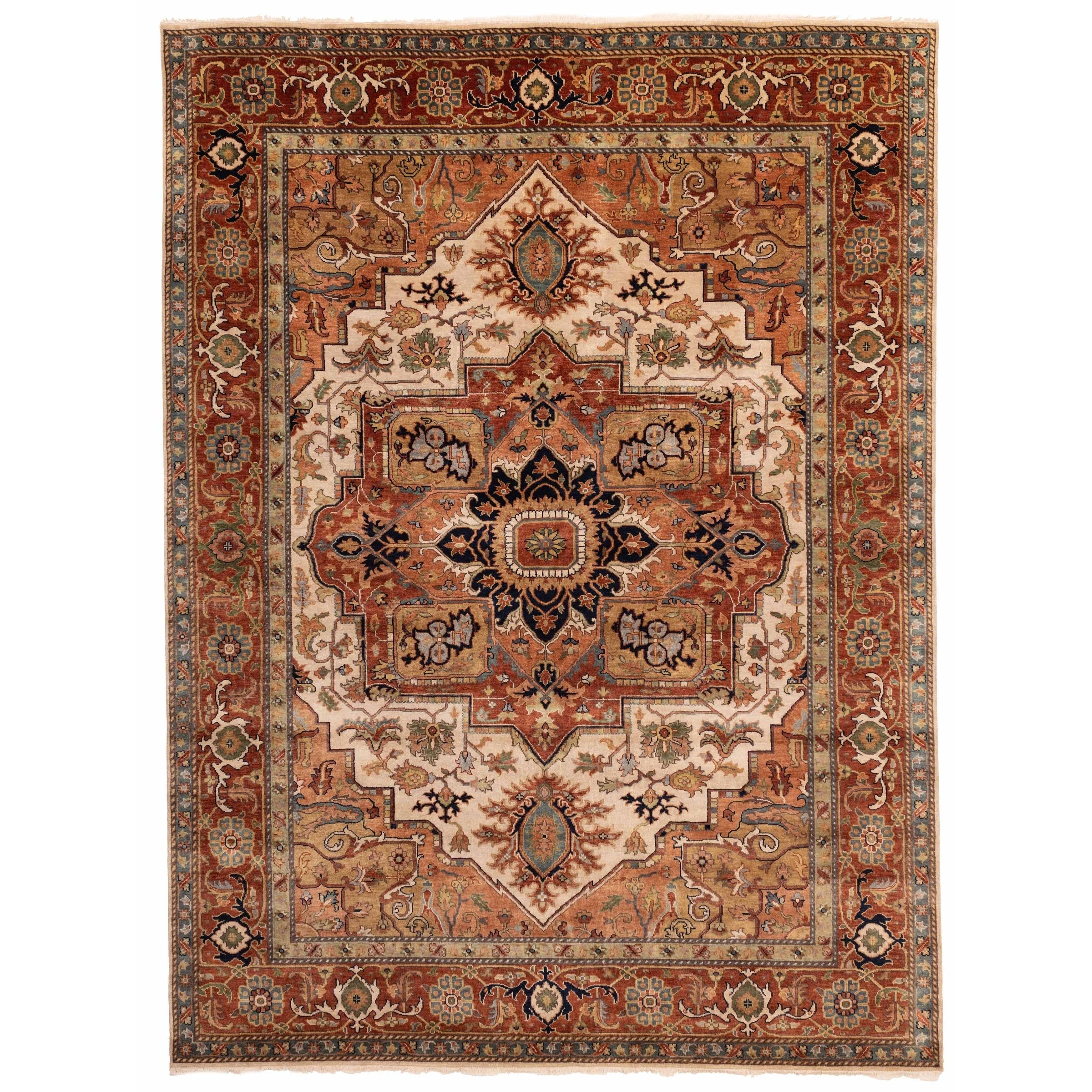 Ecarpetgallery Hand Knotted Jules Sultane Ivory Wool Rug 810 X 1111