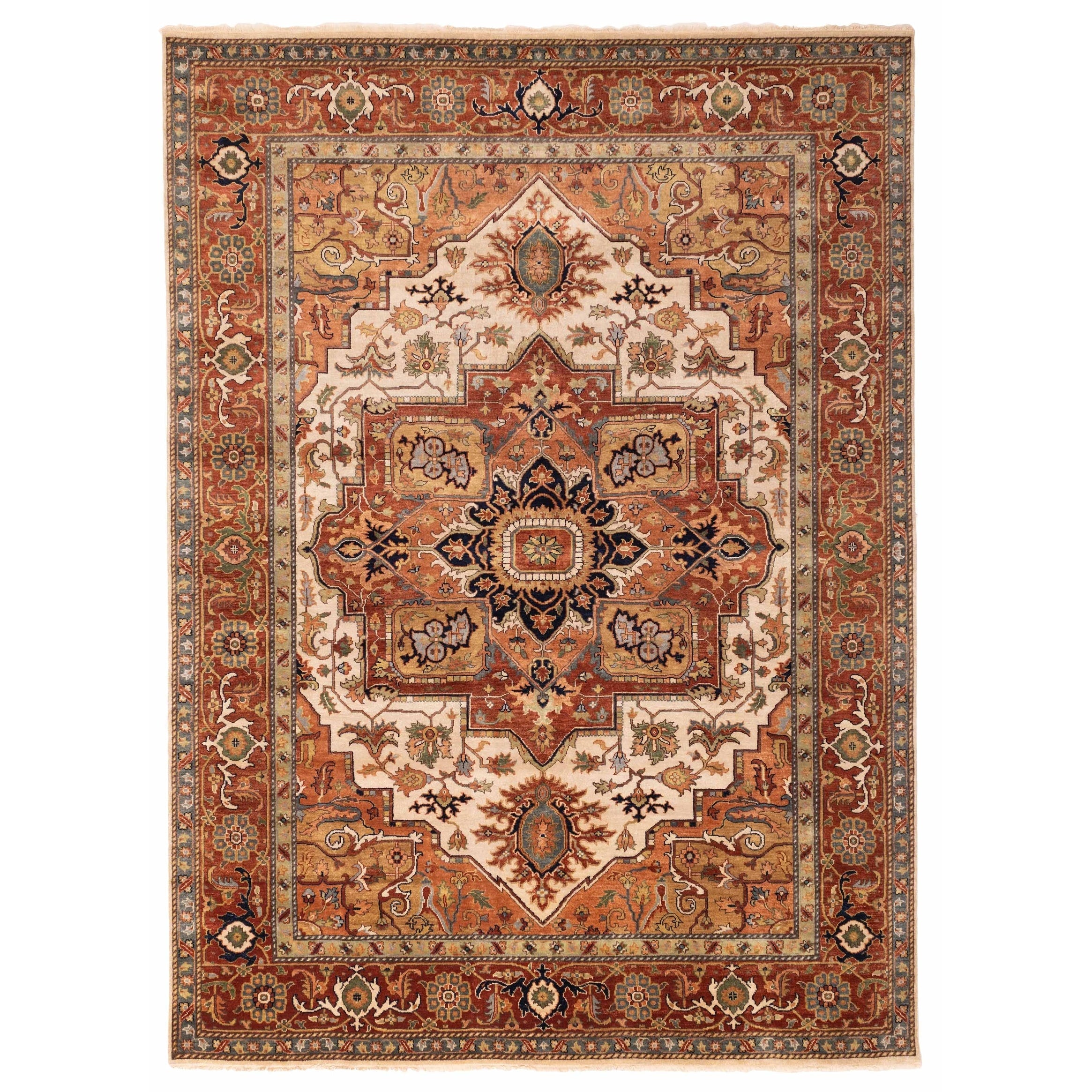 Ecarpetgallery Hand Knotted Jules Sultane Ivory Wool Rug 810 X 119