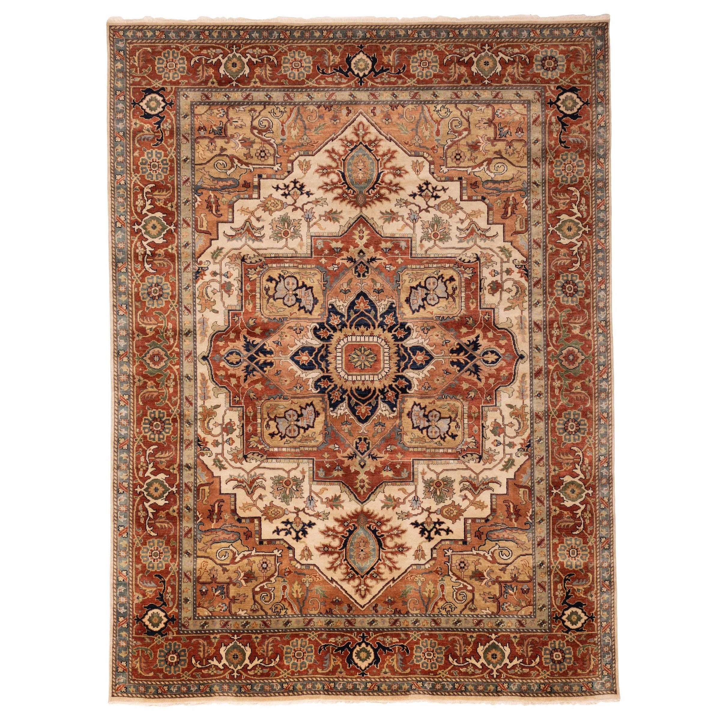 Ecarpetgallery Hand Knotted Jules Sultane Ivory Wool Rug 90 X 120
