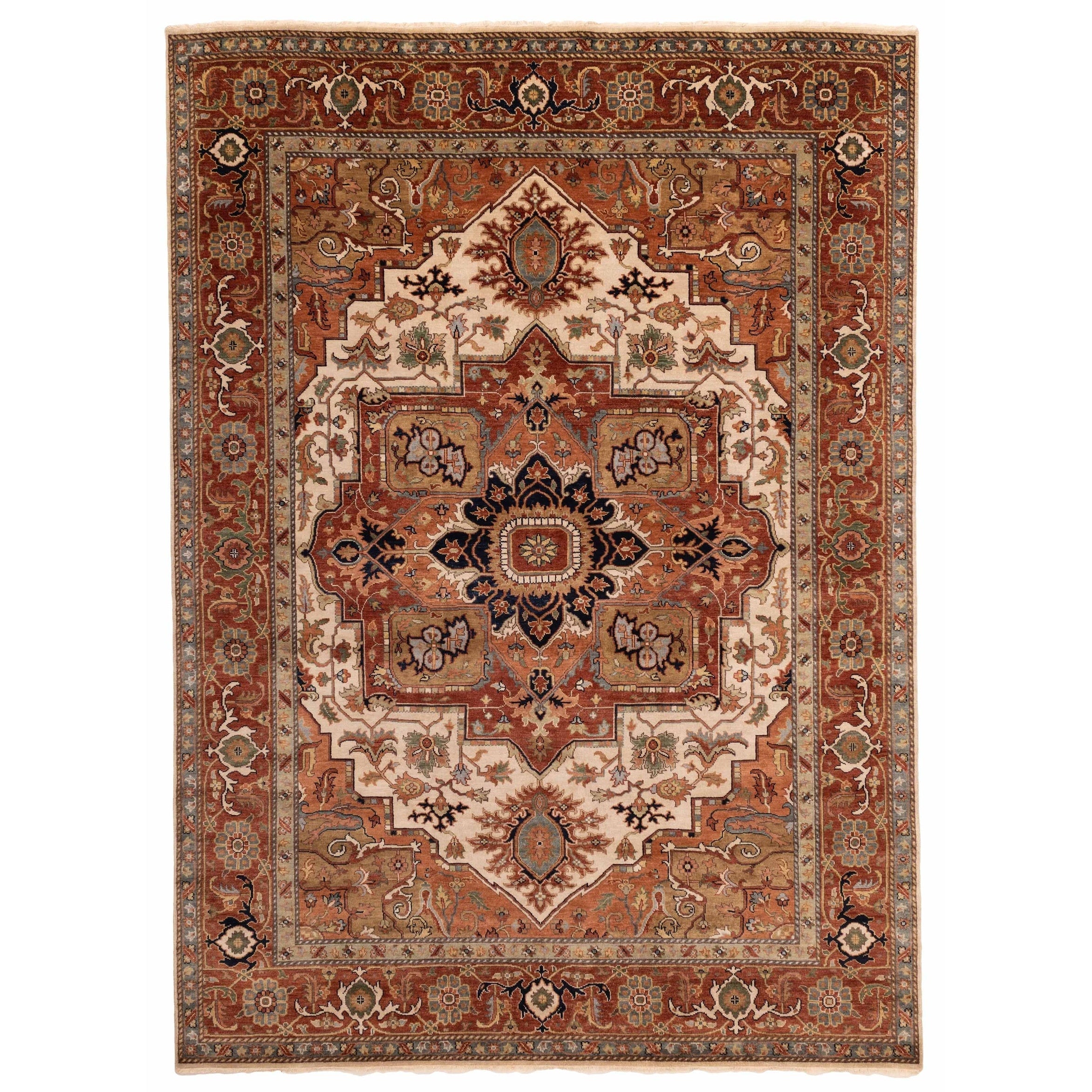 Ecarpetgallery Hand Knotted Jules Sultane Ivory Wool Rug 810 X 121