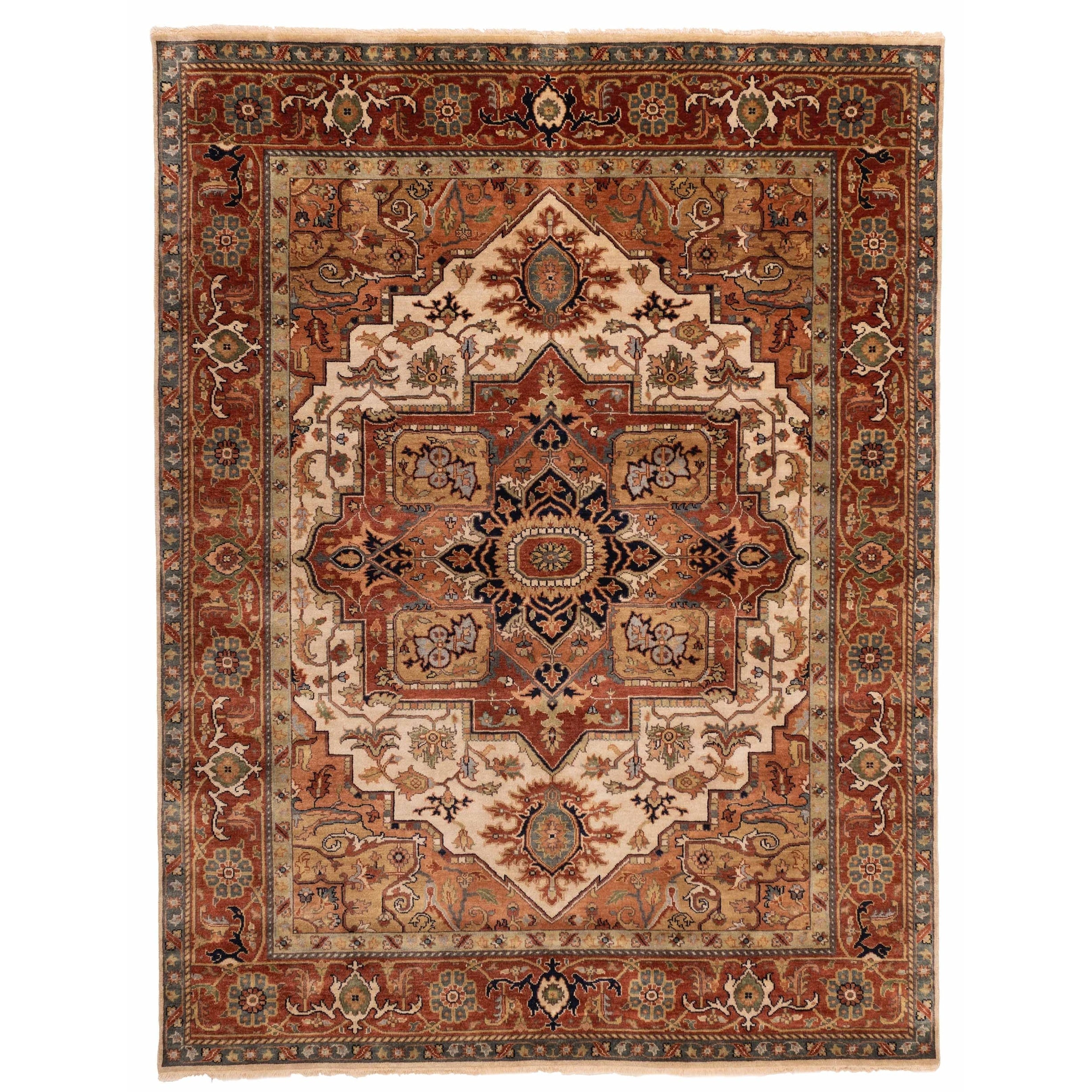 Ecarpetgallery Hand Knotted Jules Sultane Ivory Wool Rug 78 X 911