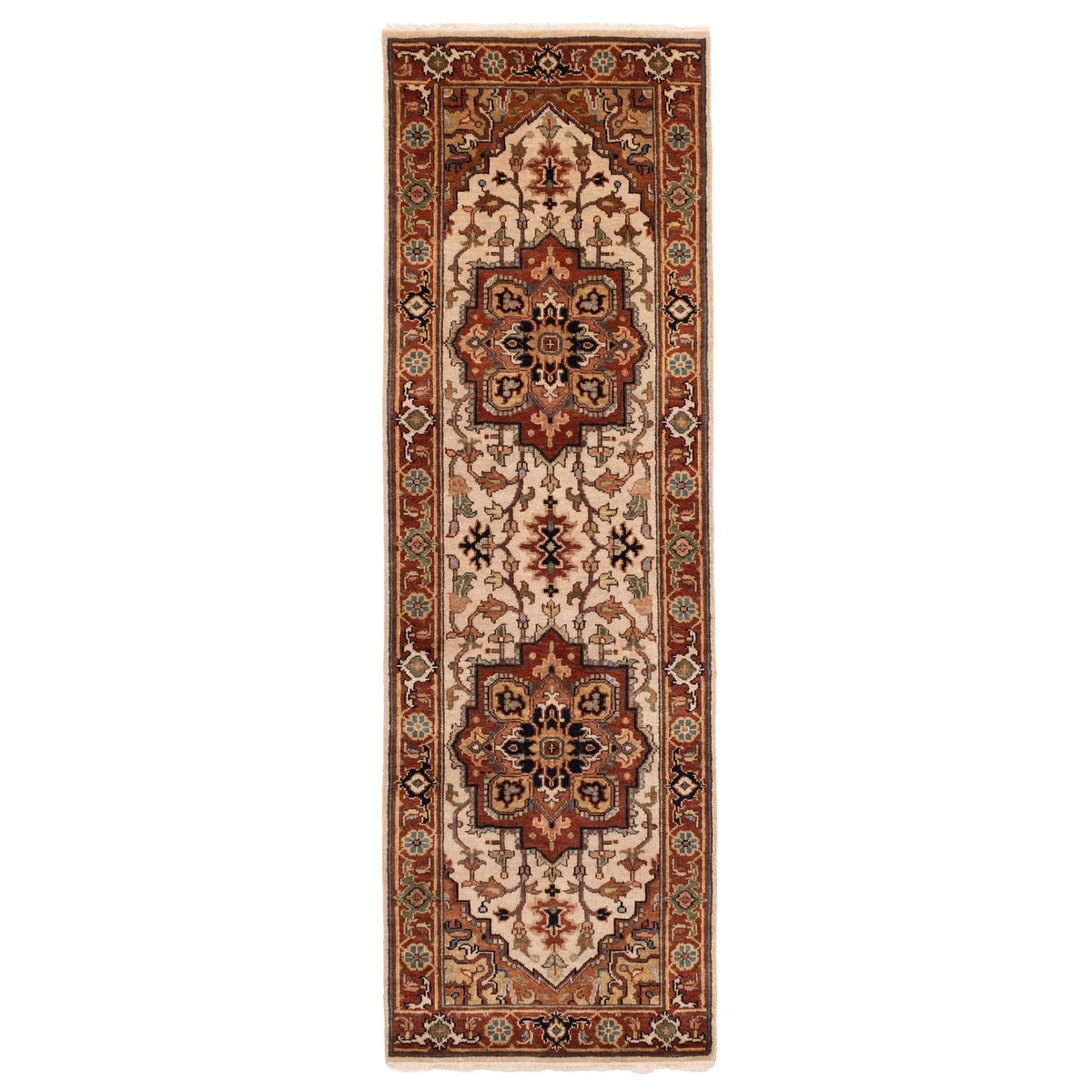 Ecarpetgallery Hand Knotted Jules Sultane Ivory Wool Rug 26 X 711