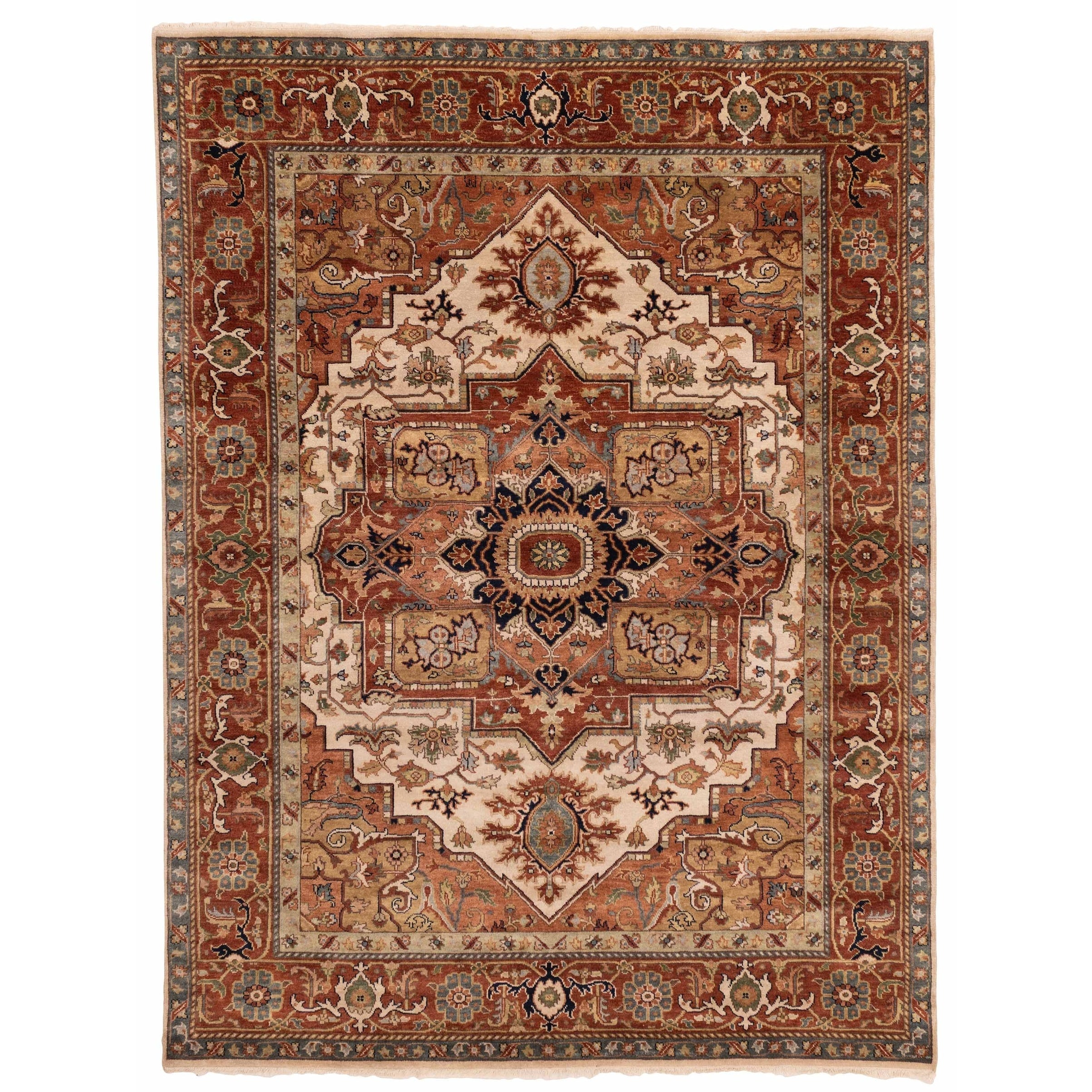 Ecarpetgallery Hand Knotted Jules Sultane Ivory Wool Rug 77 X 911