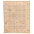 Ecarpetgallery Hand Knotted Kavya Oushak Light Grey Wool Rug 81 X 99