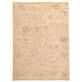 Ecarpetgallery Hand Knotted Kavya Oushak Light Khaki Wool Rug 99 X 136