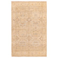 Ecarpetgallery Hand Knotted Kavya Oushak Light Khaki Wool Rug 510 X 811