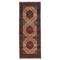 Ecarpetgallery Hand Knotted Kayseri Vintage Beige Wool Rug 37 X 96