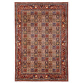 Ecarpetgallery Hand Knotted Kayseri Vintage Dark Copper Silk Wool Rug 81 X 124