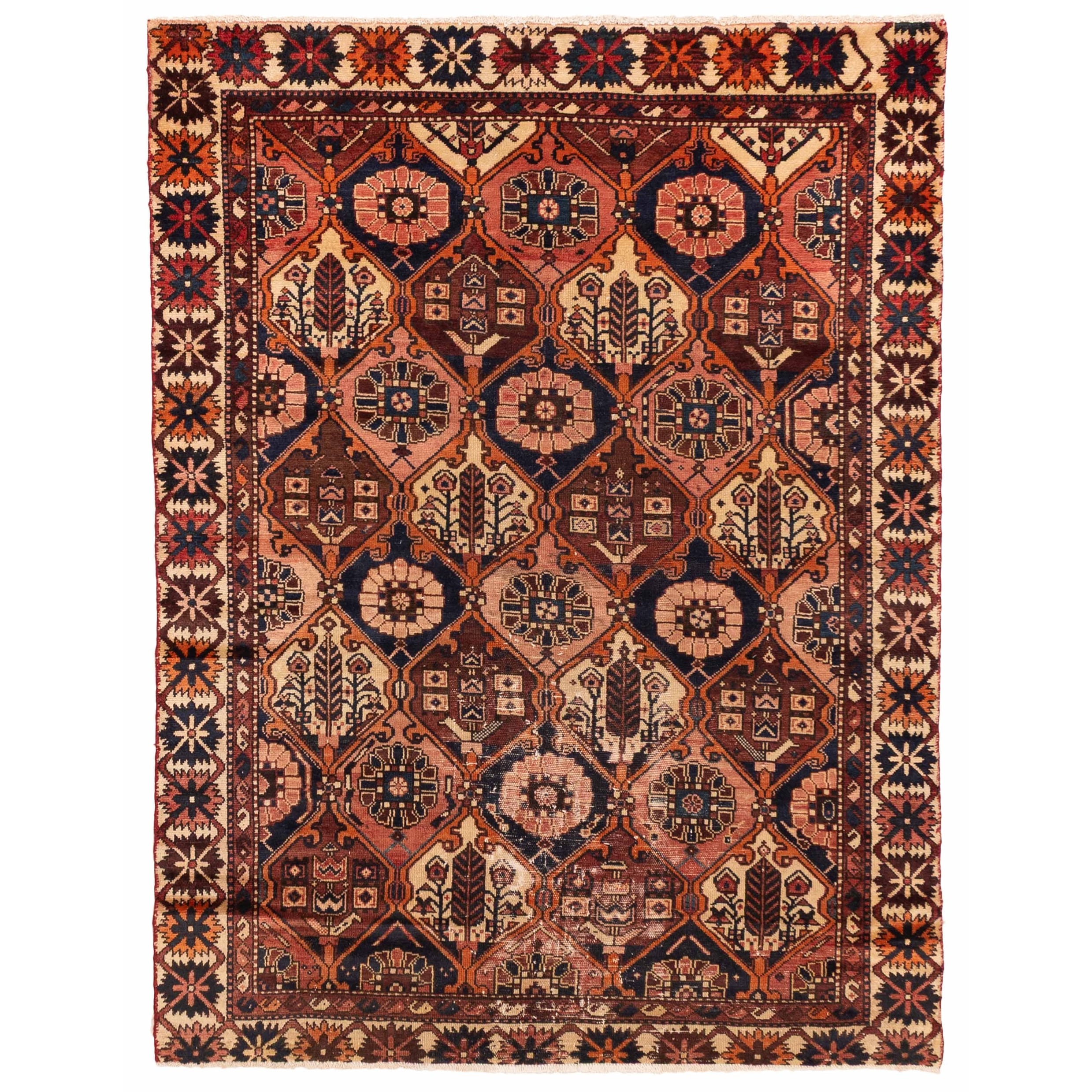 Ecarpetgallery Hand Knotted Kayseri Vintage Dark Red Wool Rug 411 X 63