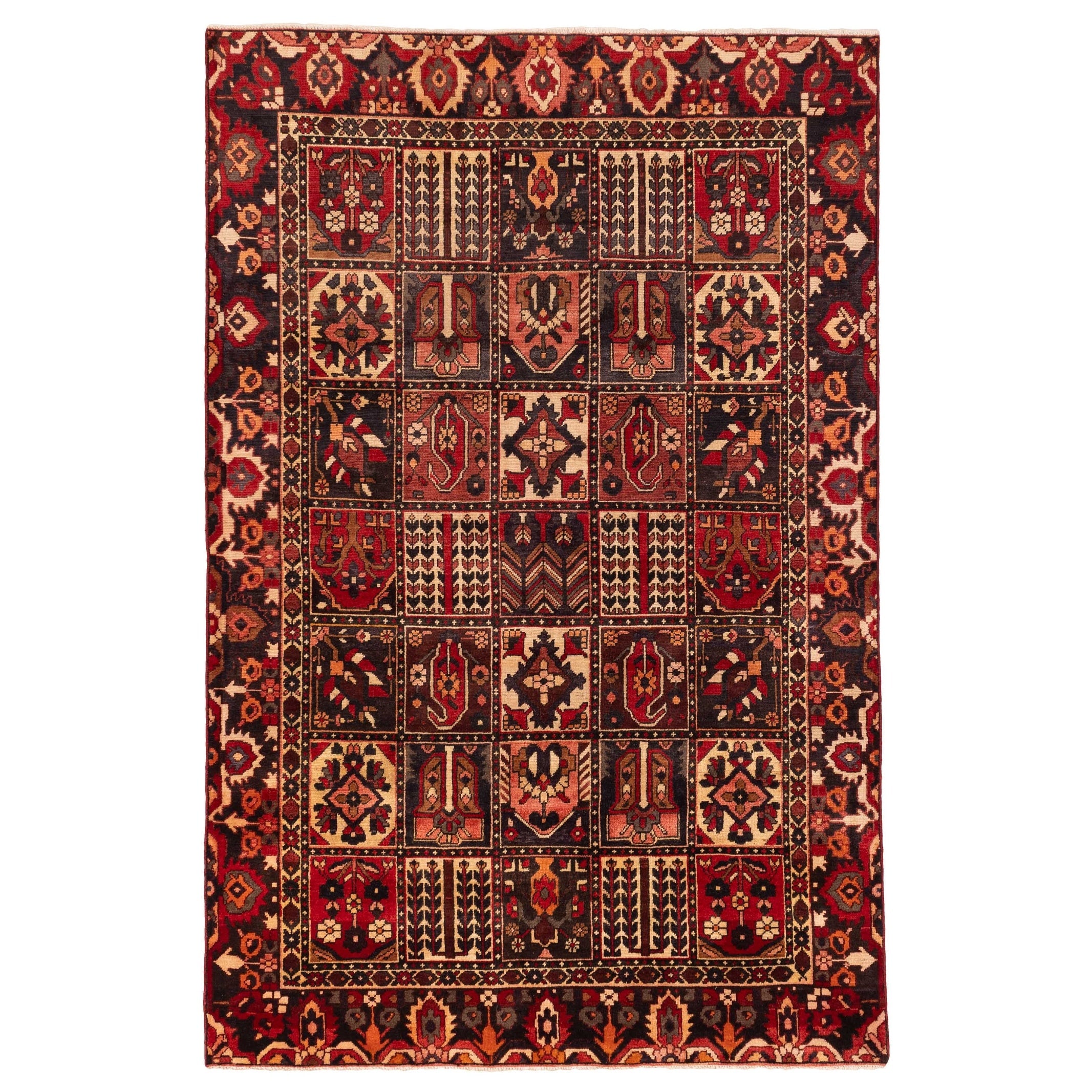 Ecarpetgallery Hand Knotted Kayseri Vintage Red Wool Rug 65 X 98