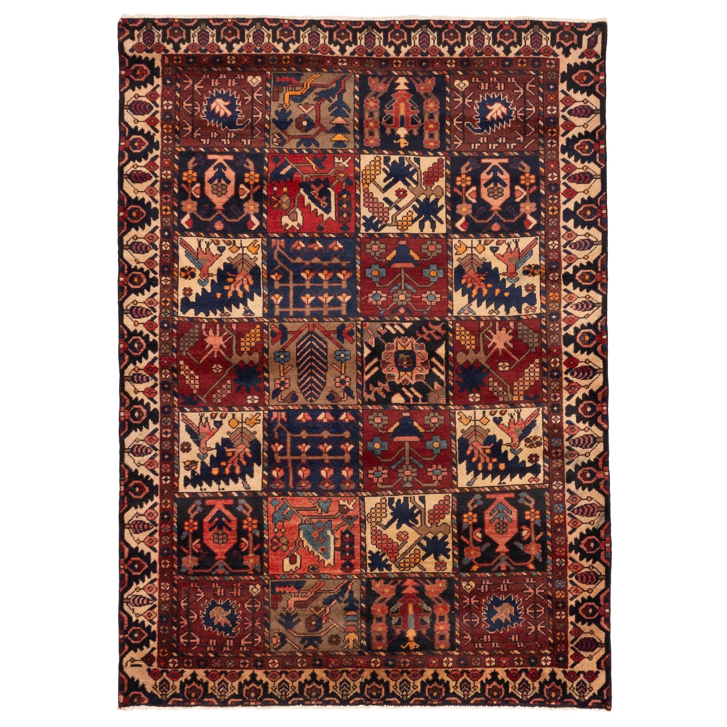 Ecarpetgallery Hand Knotted Kayseri Vintage Red Wool Rug 46 X 64