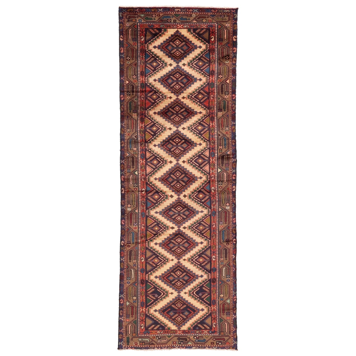 Ecarpetgallery Hand Knotted Konya Anatolian Cream Wool Rug 29 X 86